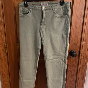 Women's Green Jeans